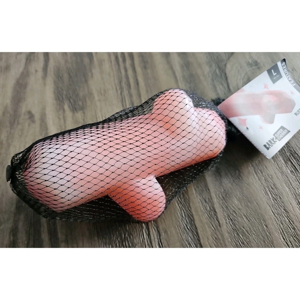 Bark Box Super Chewer Ruff Rose Quartz Dog Toy Large 50+ Pounds